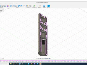 AIRSOFT SILENCER SOUND MODERATOR SUPPRESSOR FOR M4 AR15 M14X1 LEFT 3D Print Model
