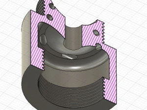 AIRSOFT SILENCER SOUND MODERATOR SUPPRESSOR FOR M4 AR15 M14X1 LEFT 3D Print Model