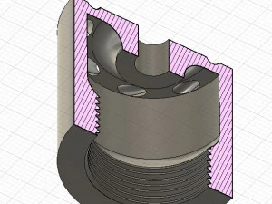 AIRSOFT SILENCER SOUND MODERATOR SUPPRESSOR FOR M4 AR15 M14X1 LEFT 3D Print Model