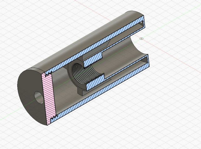 AIRSOFT SILENCER SOUND MODERATOR SUPPRESSOR FOR M4 AR15 M14X1 LEFT Modelo de Impressão 3D .c4d .max .obj .3ds .fbx .stl .blend