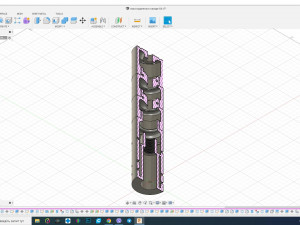 SILENCER SOUND MODERATOR UNEF 1-2X28 22LR 3D Baskı Modeli