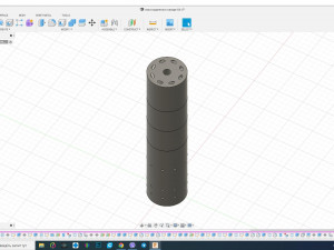 SILENCER SOUND MODERATOR UNEF 1-2X28 22LR 3D Baskı Modeli