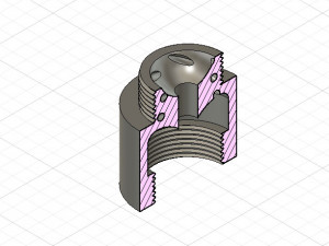 SILENCER SOUND MODERATOR UNEF 1-2X28 22LR 3D Baskı Modeli