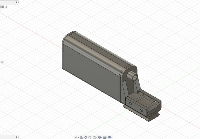 AIRGUN SILENCER SOUND MODERATOR FOR PISTOL 3D 打印模型 .c4d .max .obj .3ds .fbx .stl .blend 