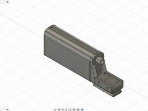 AIRGUN SILENCER SOUND MODERATOR FOR PISTOL 3D Print Model