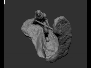 Miner 3D Print Model
