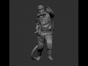 RESCUE MAN Model Cetak 3D