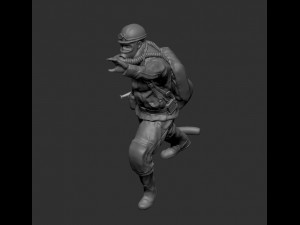 RESCUE MAN Model Cetak 3D