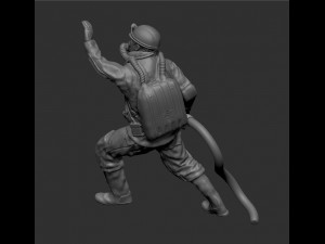 RESCUE MAN Model Cetak 3D