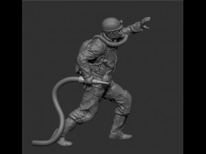 RESCUE MAN Model Cetak 3D