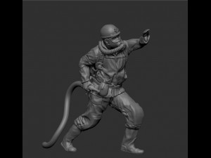 RESCUE MAN Model Cetak 3D