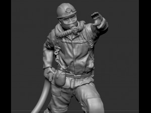 RESCUE MAN Model Cetak 3D