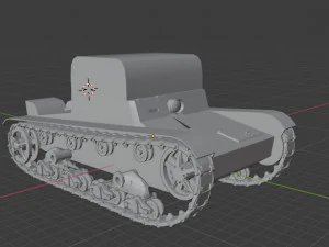 T-26T Modello 3D