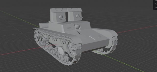 T-26-2 3D 模型 .c4d .max .obj .3ds .fbx .stl .blend 