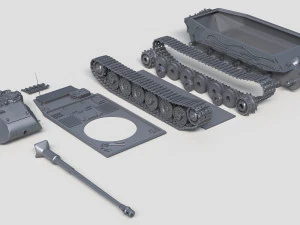 VK4502 P Hintern 3D Print Model