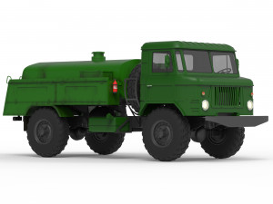 GAZ 66 MZ 3D Model