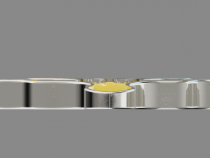 Ukrainian Trident Pendant 3D Model