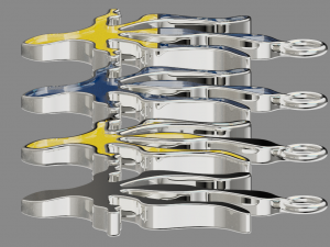 Ukrainian Trident Pendant 3D Model