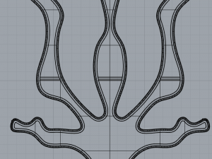 Ukrainian Trident Pendant 3D Model