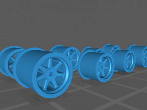 Hotwheels custom wheels OD 8mm OD 7mm 3D Print Model