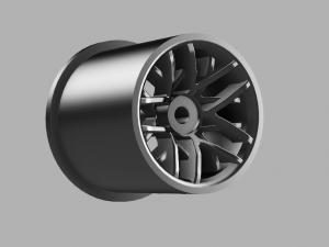 Hotwheels custom wheels a collection of 9 sizes 3D Print Models