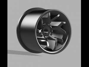 Hotwheels custom wheels OD 9mm OD 8mm OD 7mm 3D-Druckmodell