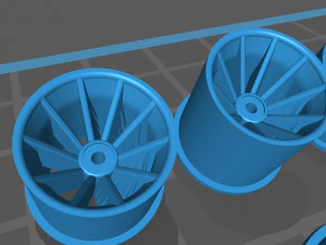 Hotwheels custom wheels - OD 9mm OD 8mm 3D Print Model