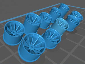 Hotwheels custom wheels - OD 9mm OD 8mm 3D Print Model
