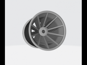 Hotwheels custom wheels - OD 9mm OD 8mm Modelo de impresión 3D