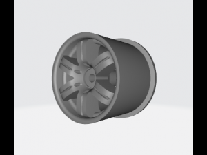 Hotwheels custom wheels OD 9mm OD 8mm 3D printmodel