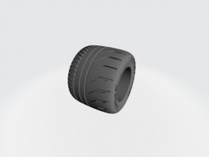 Hotwheels custom wheels tires set OD11mm ID6mm 3Dプリントモデル