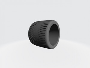 Hotwheels custom wheels tires set OD 11mm ID 8mm 3D Print Model