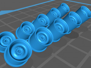 Hotwheels custom wheels OD 7mm OD 6mm Modelo de Impressão 3D