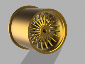 Hotwheels custom wheels OD 8mm OD 9mm 3D-Druckmodell