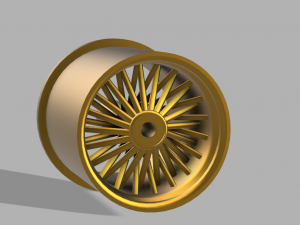 Hotwheels custom wheels OD 8mm OD 9mm 3D 打印模型
