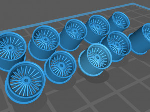 Hotwheels custom wheels OD 8mm OD 9mm 3D 打印模型