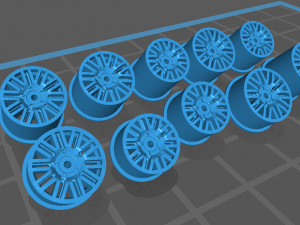 Hotwheels custom wheels OD 8mm OD 9mm 3D प्रिंट मॉडल