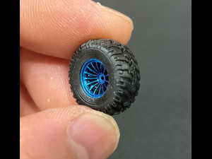Hotwheels custom Off-Road Tires OD17mm ID9mm 3D 프린트 모델