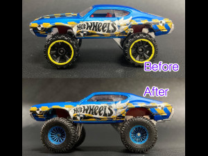 Hotwheels custom Off-Road Tires OD17mm ID9mm 3D Принт Модель