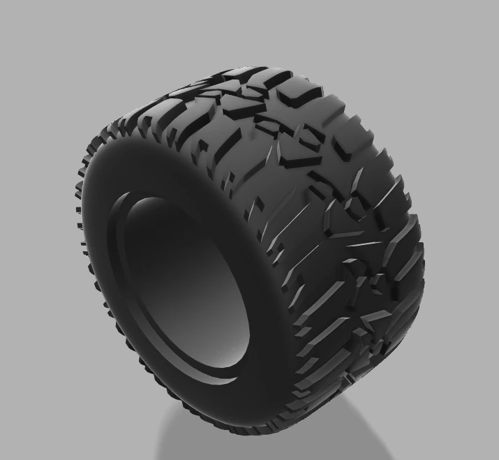 Hotwheels custom Off-Road Tires OD16mm ID9mm 3D Print Model .c4d .max .obj .3ds .fbx .stl .blend