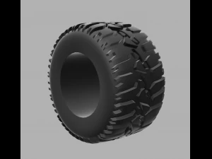 Hotwheels custom Off-Road Tires OD16mm ID9mm 3D Print Model