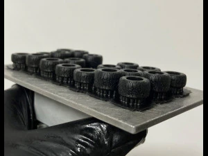 Hotwheels custom Off-Road Tires OD16mm ID9mm 3D Print Model