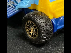 Hotwheels 맞춤형 오프로드 타이어 OD15mm ID9mm 3D 프린트 모델