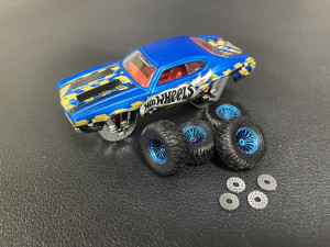 Hotwheels custom Off-Road Tires OD16mm ID8mm 3Dプリントモデル