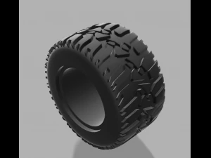 Hotwheels カスタム オフロード タイヤ OD17mm ID8mm 3Dプリントモデル