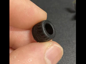 Hotwheels custom wheels tires set OD 12mm ID 6mm 3D Print Model