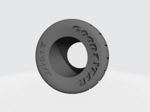 Hotwheels custom wheels tires set OD 12mm ID 6mm 3D Print Model