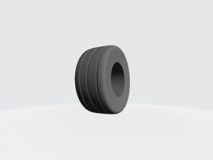 Hotwheels custom wheels tires set OD 12mm ID 6mm Modello di stampa 3D