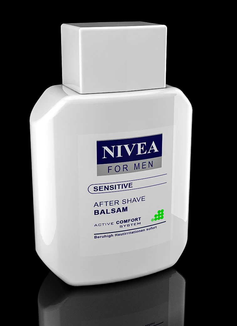 Nivea after shave 3D Model .c4d .max .obj .3ds .fbx .stl .blend 