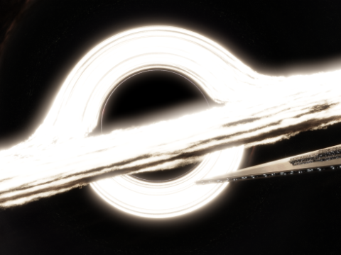 Super Black Hole 3D Model